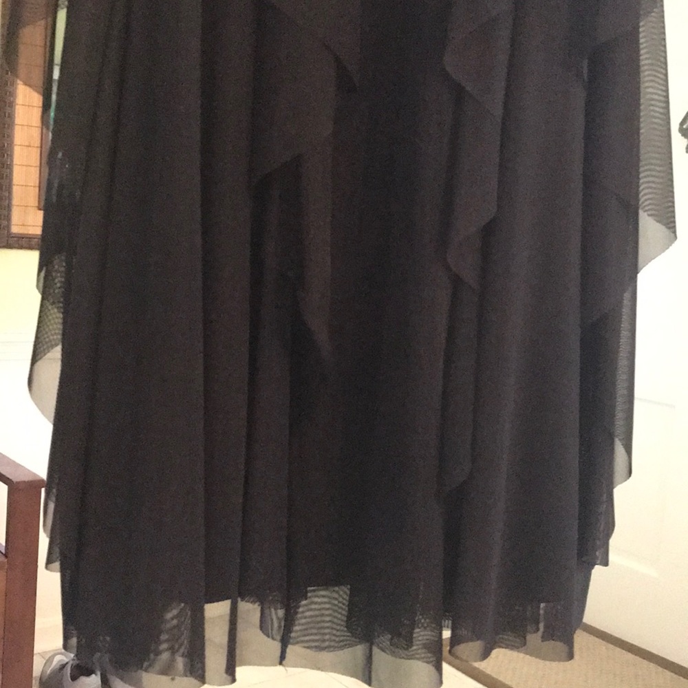 Alex Evenings plus 1x tulle/mesh layers long skirt